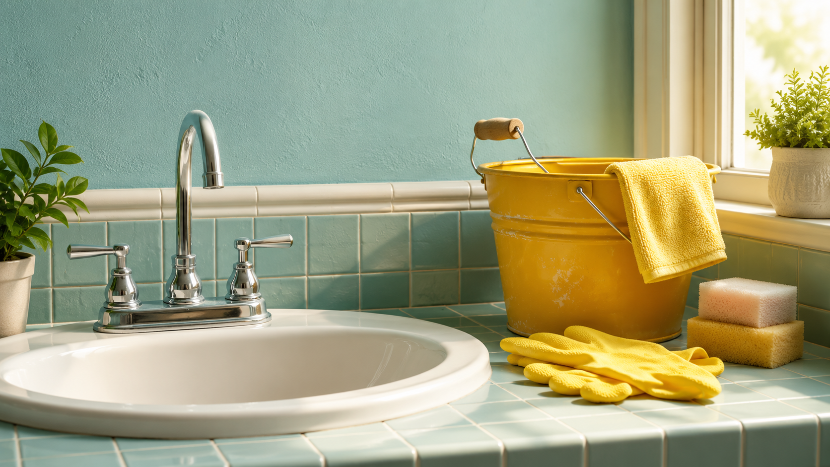 Prepare Your Sink Before Cleaning