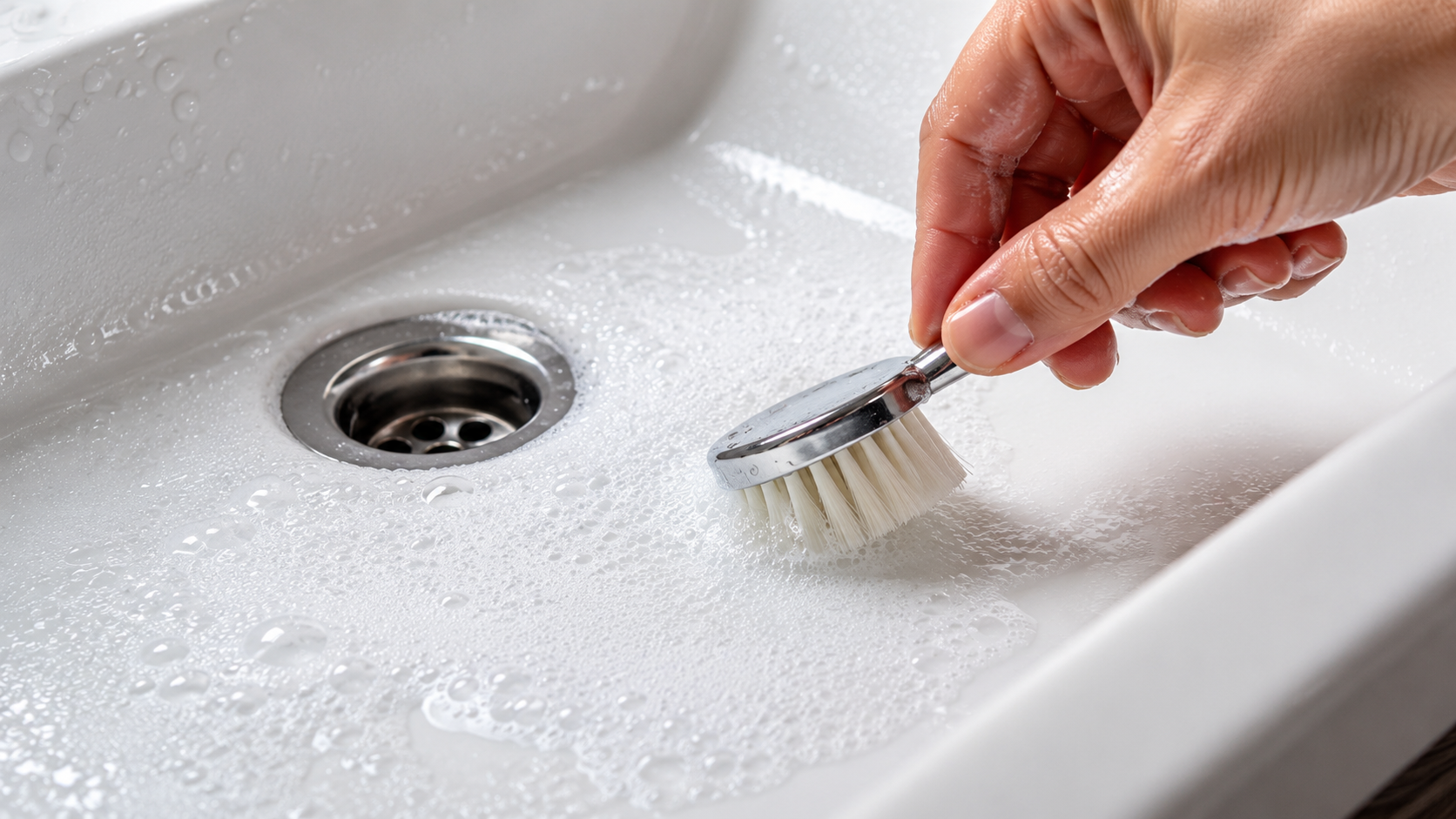 Using Baking Soda to Scrub